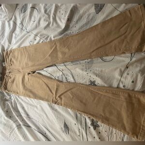 Women's Tan Flare Jeans